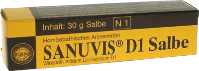 Lactic acid D1, treat rheumatism and arthritis, SANUVIS 1X ointment - UKDorf