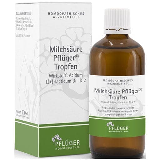 LACTIC ACID Pfluger Drops, fatigue caused by overexertion, cramps, spasms - UKDorf