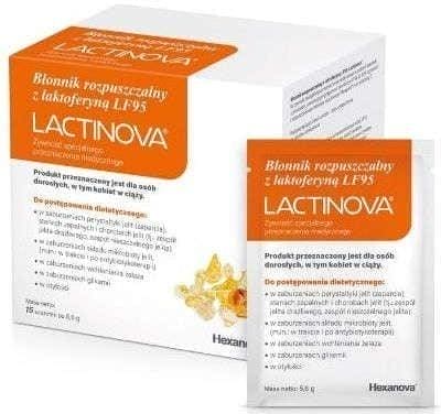 Lactinova Soluble fiber with lactoferrin LF95 x 15 sachets - UKDorf