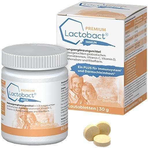 LACTOBACT PREMIUM IMMUNE chewable tablets 60 pcs UK