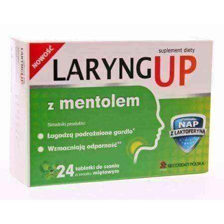 LARYNG UP with menthol x 24 lozenges UK