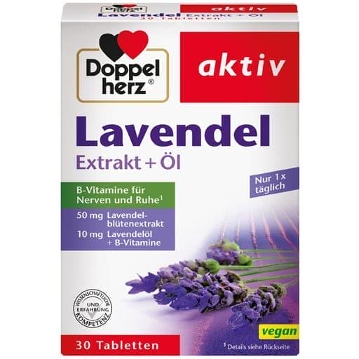 lavender extract + oil tablets - UKDorf