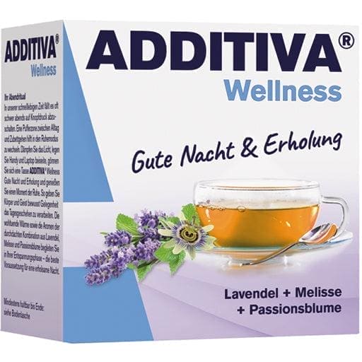 Lavender, Lemon balm, Passion flower, ADDITIVA Wellness Good Night & Recovery Powder - UKDorf
