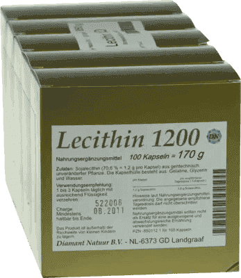 LECITHIN 1200, soy lecithin capsules - UKDorf
