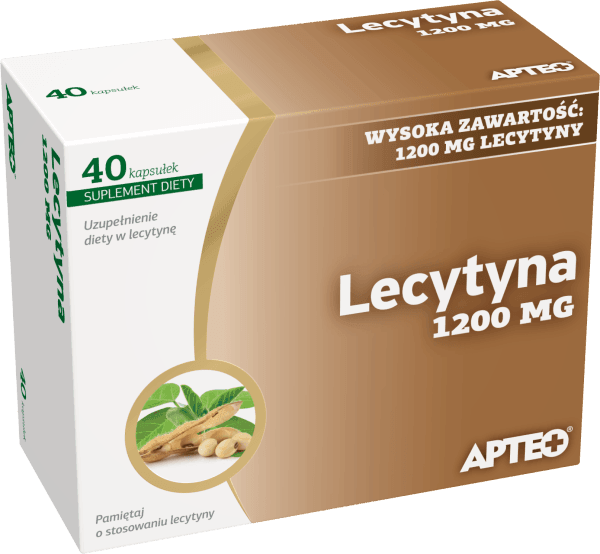 LECITHIN 1200mg Apteo, soy lecithin UK