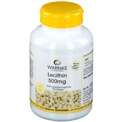 LECITHIN 500 mg capsules, WARNKE soy lecithin - UKDorf