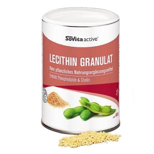 Lecithin granules, with choline, soy lecithin, SOVITA ACTIVE - UKDorf