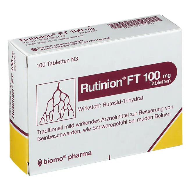 Legs feel heavy and tired, tired heavy legs when running, RUTINION FT 100 mg tablets - UKDorf