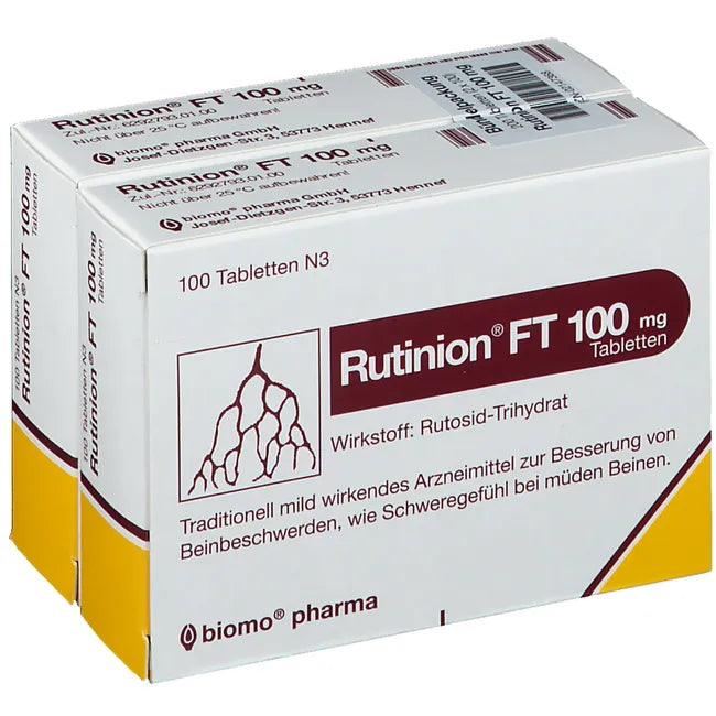 Legs feel heavy and tired, tired heavy legs when running, RUTINION FT 100 mg tablets - UKDorf