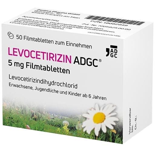LEVOCETIRIZINE ADGC 5 mg film-coated tablets - UKDorf