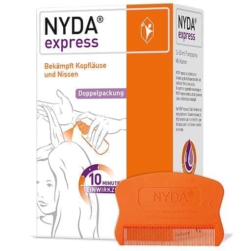 Lice and nits, NYDA express pump solution - UKDorf