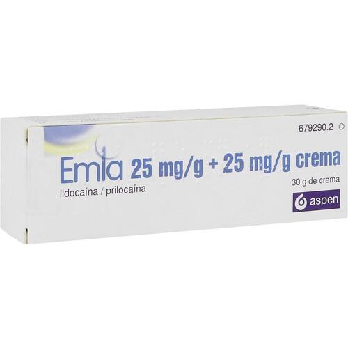 lidocaine 25 mg+prilocaine 25 mg EMLA cream 30 g