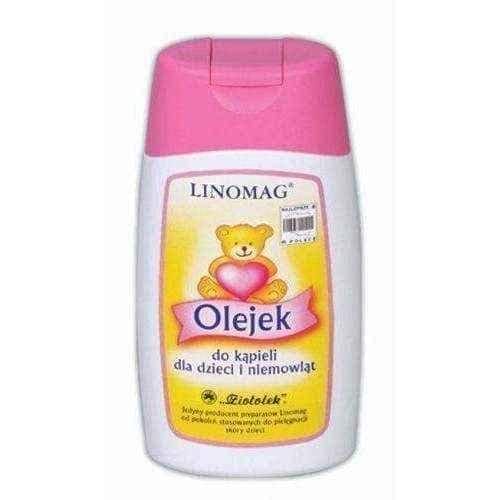Linomag bath oil 200ml, baby bath oil, vitamin F UK