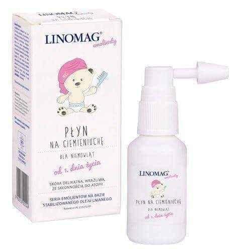 Linomag Liquid for cradle cap 30ml, softens the epidermis UK