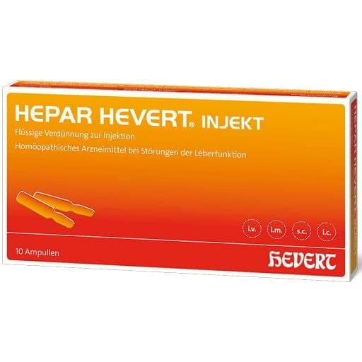 Liver function disorders, HEPAR HEVERT inject ampoules - UKDorf