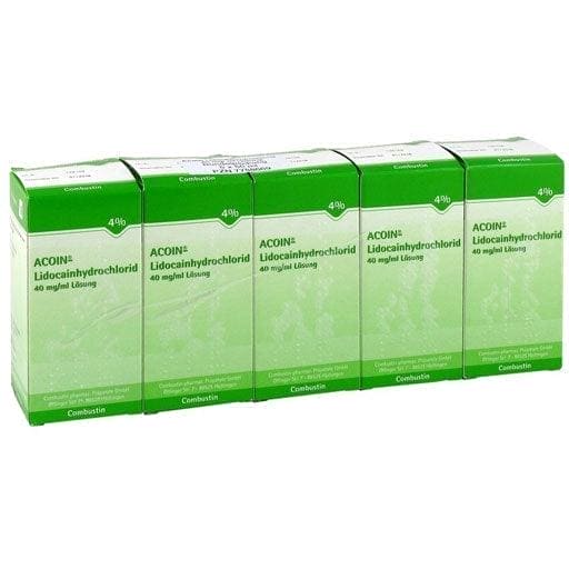 Local anesthetic, ACOIN lidocaine hydrochloride 40 mg, ml solution - UKDorf