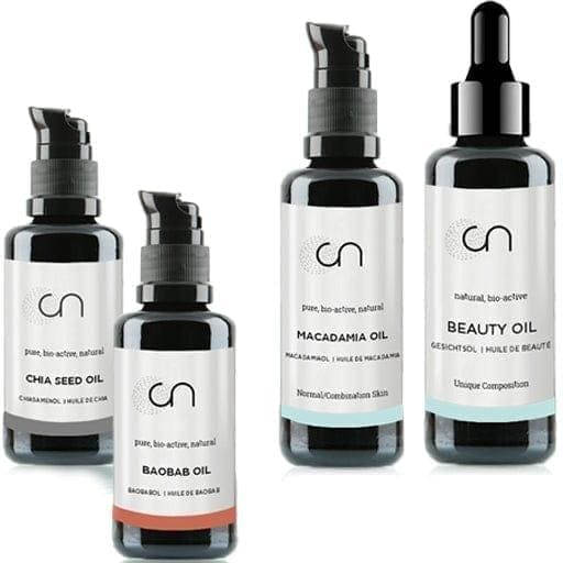 Macadamia nut base oil, chia seed oil, baobab oil, STARTER SET - UKDorf