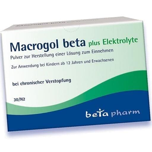 MACROGOL beta plus electrolytes, treatment of chronic constipation UK