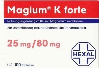 MAGIUM K forte potassium magnesium tablets UK