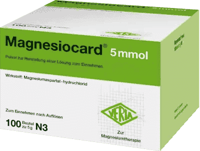 MAGNESIOCARD 5 mmol Ingestion, magnesium aspartate sachets - UKDorf