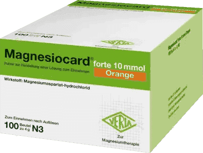 MAGNESIOCARD forte 10 mmol, magnesium aspartate sachets - UKDorf