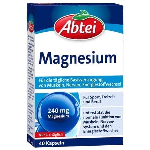Magnesium 240 mg Capsules Titanium Dioxide Free - UKDorf