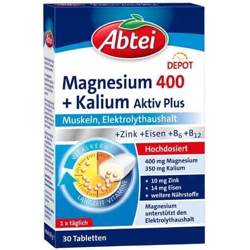 Magnesium 400+Potassium Tablets - UKDorf