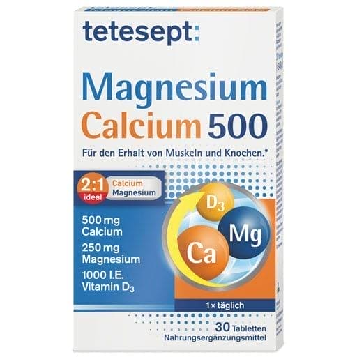 Magnesium+Calcium 500 tablets - UKDorf