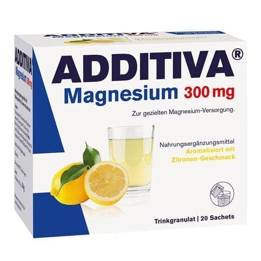 Magnesium carbonate, acidifier citric acid, ADDITIVA Magnesium 300 mg N sachets - UKDorf