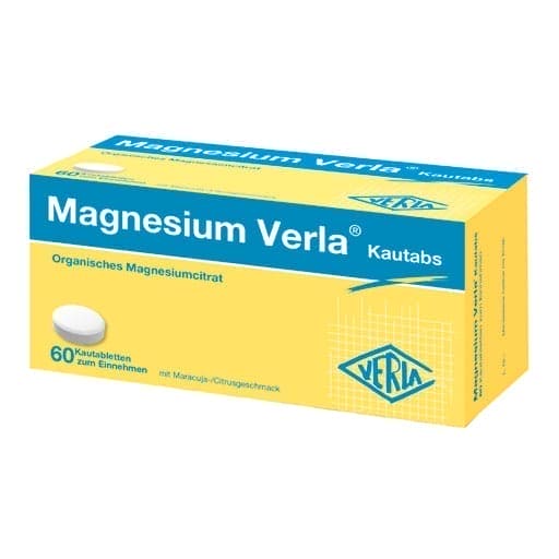 Magnesium chewable tablets, MAGNESIUM VERLA - UKDorf