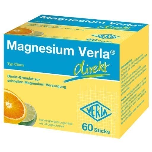 Magnesium citrate, MAGNESIUM VERLA direct granules Citrus - UKDorf