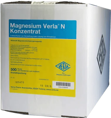 Magnesium deficiency treatment, MAGNESIUM VERLA N Concentrate - UKDorf