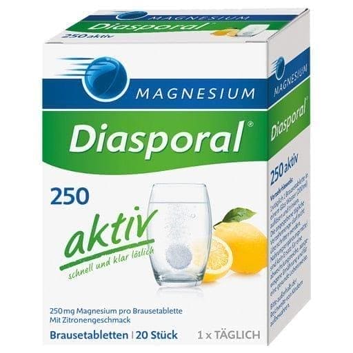 MAGNESIUM DIASPORAL 250 active effervescent tablets - UKDorf