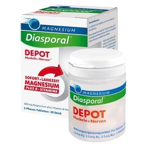 MAGNESIUM DIASPORAL PRO DEPOT muscle and nerve tablets - UKDorf