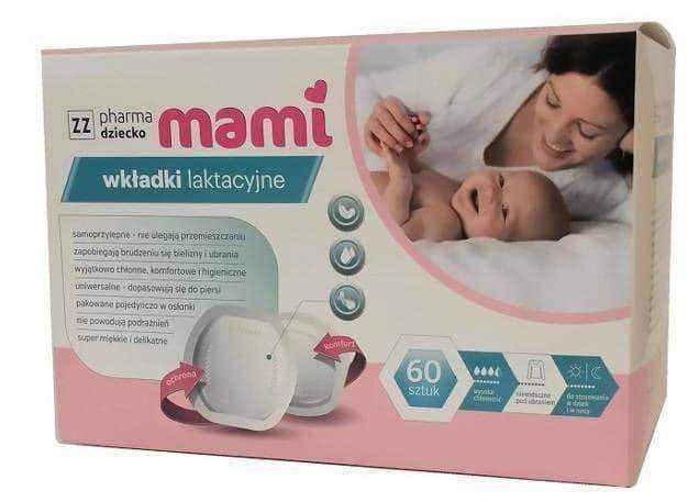 MAMI Breast pads with patches x 60 pieces UK
