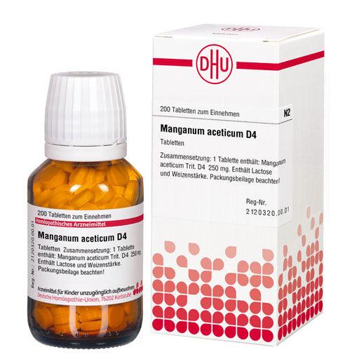 MANGANUM ACETICUM D 4 tablets - UKDorf