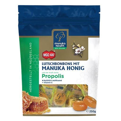 MANUKA HEALTH MGO 400+ Lollipops Propolis cough drops - UKDorf
