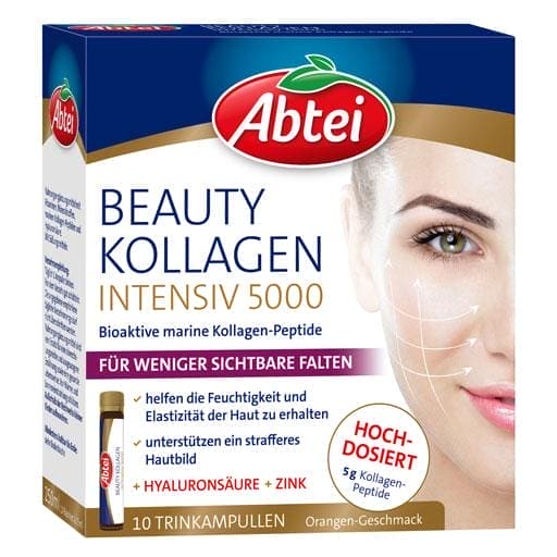 Marine collagen peptides, ABBEI Beauty Collagen Intensive 5000 drinking ampoules - UKDorf