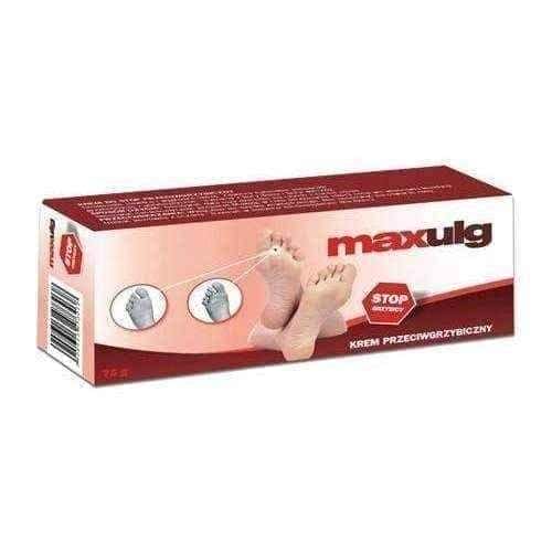 MAXULG foot cream 75ml, antifungal cream, oak bark, willow bark UK