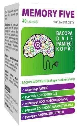 Memory Five x 40 tablets UK