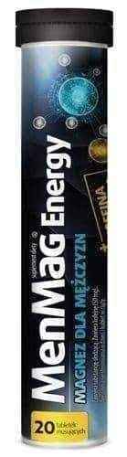 MenMag Energy, zinc, vitamin B6 and maca root extract