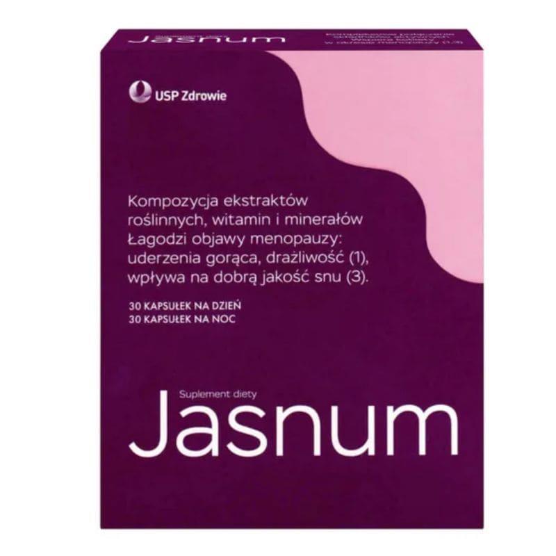 Menopause symptoms relieve, Jasnum 30 + 30 capsules - UKDorf