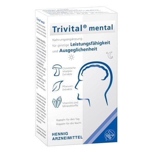 Mental exhaustion, mental illness and tiredness, TRIVITAL mental capsules - UKDorf