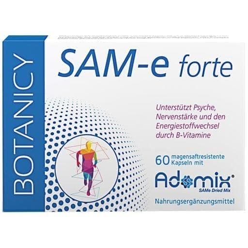 Mental health support, SAM-E FORTE, Rhodiola Rosea, lemon balm, hops - UKDorf