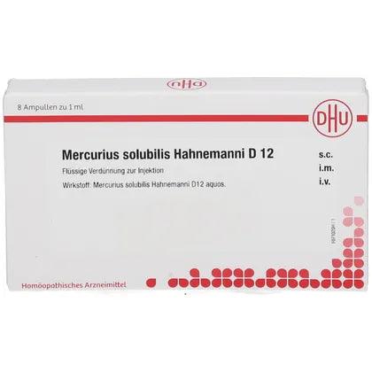 MERCURIUS SOLUBILIS Hahnemanni D 12 ampoules - UKDorf