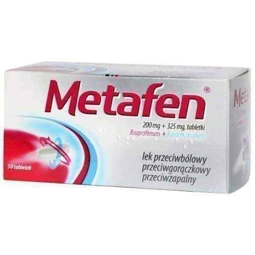 Metafen x 50 tablets, ibuprofen and paracetamol UK
