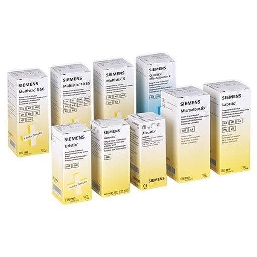 MICROALBUSTIX urine test strips can be evaluated visually UK