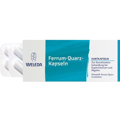 Migraine, concussion and exhaustion, FERRUM QUARZ hard capsules - UKDorf