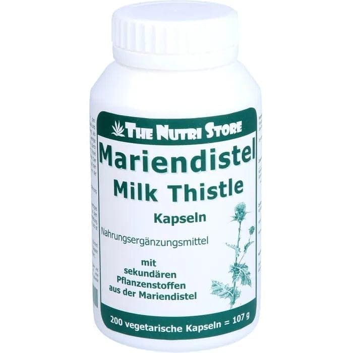 MILK THISTLE MILK Thistle 200 mg vegetarian capsules 200 pcs - UKDorf