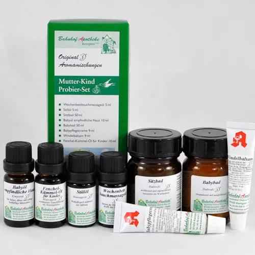 MOTHER-CHILD sample set, fennel, caraway, nursing oil, diaper balm